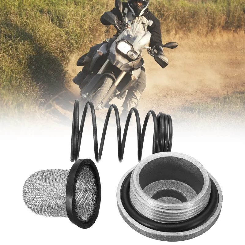

1Set Motorcycle Scooter Aluminum Oil Drain Spring Screws Engine Accessories For 50-150cc GY6 Baotian Benzhou Znen Taotao