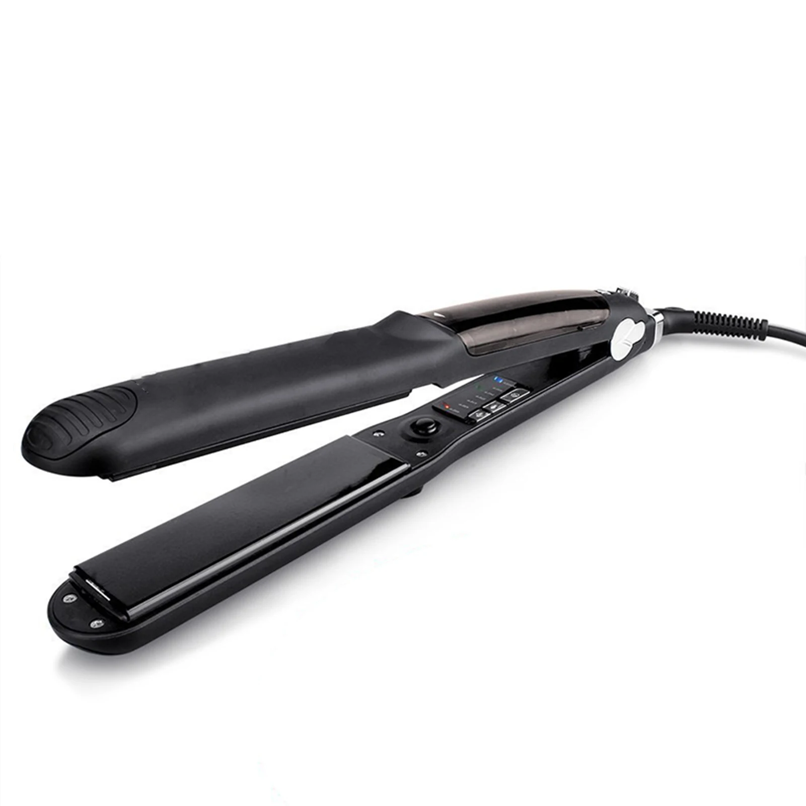 

Professional Steam Iron Hair Straightener Steampod Salon Wide Plate Straighter Iron Fast Heat with Adjustable Temp J9