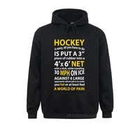 men wholesale hoodies winter autumn men sweatshirts winter funny hockey quote hockey is easy giftwomen fans sportswears