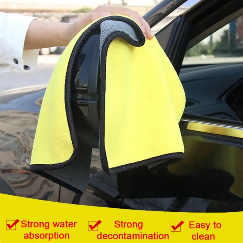 30x3 0/60 см автомойки Полотенца Спортивное двустороннее мягкое утолщение высокой