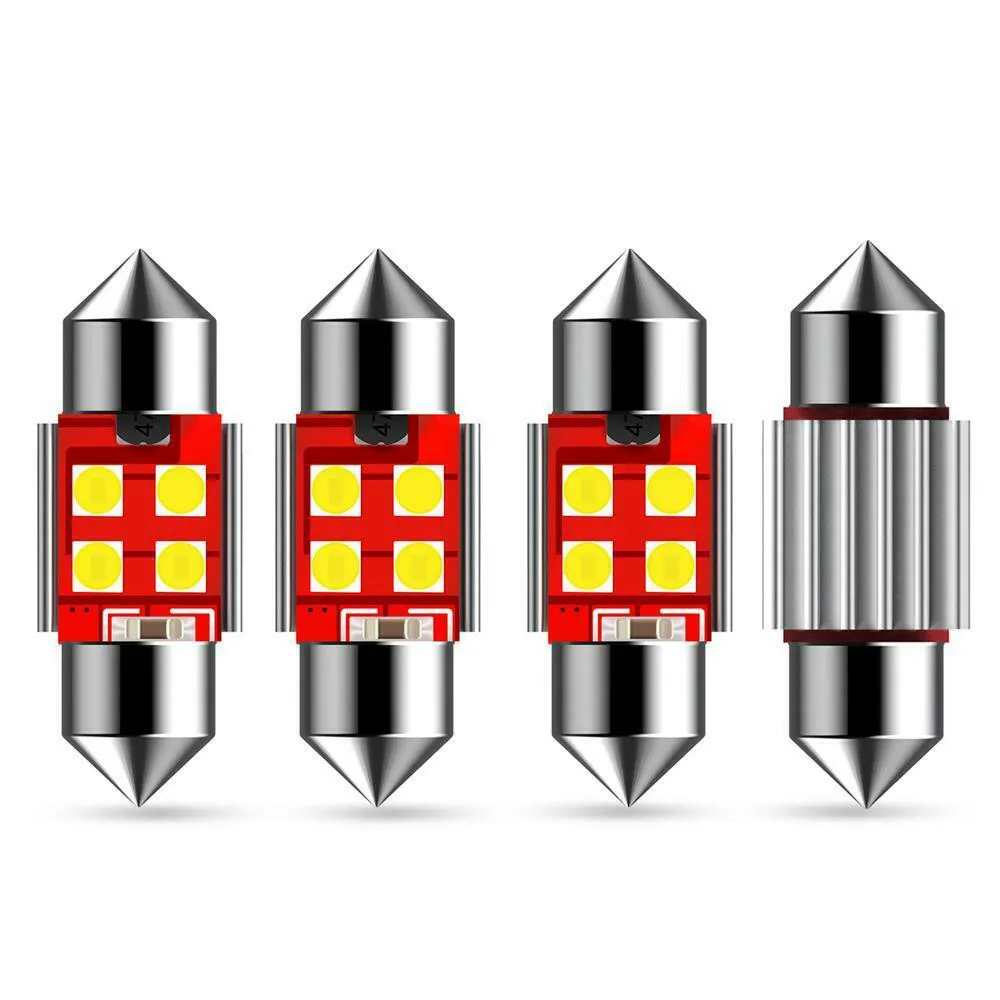 

4pcs Trunk Cargo Room Lights LED Dome Reading Bulbs In The Car For Toyota Camry Corolla Side Door Courtesy Light