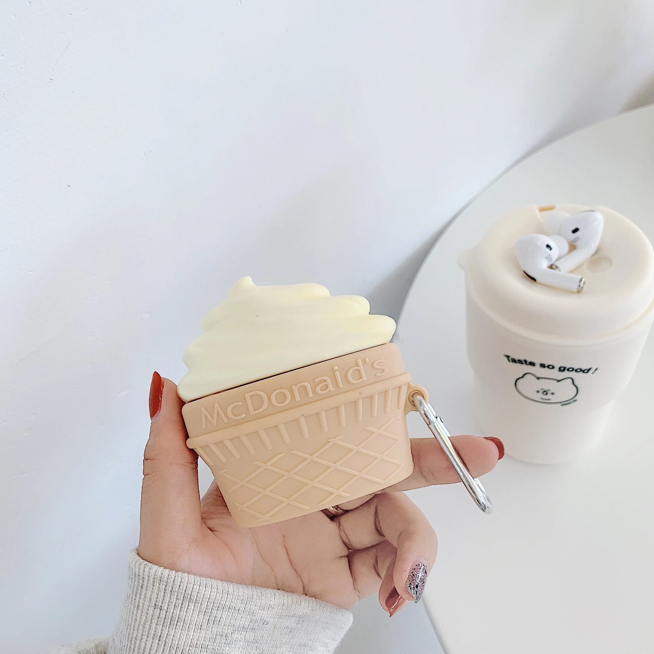 3D мультфильм беспроводной Bluetooth гарнитура чехол для Apple Airpods Pro Наушники Милый