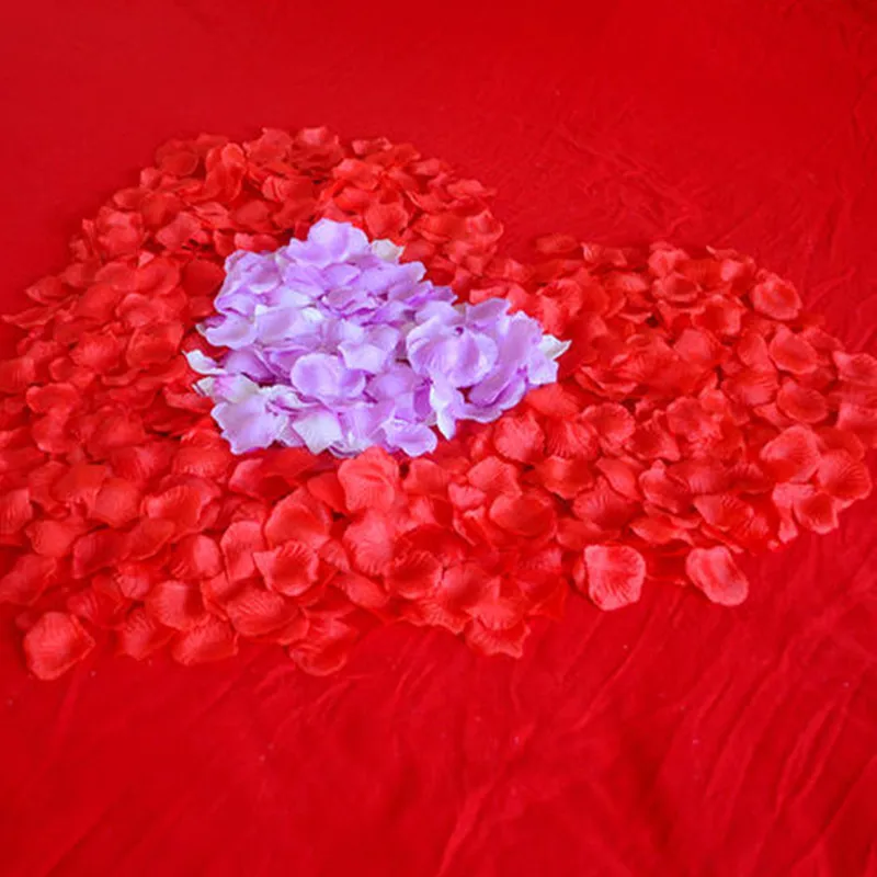 1000 шт Искусственные лепестки роз шелковые Petalos De Rosa De Boda Свадебные украшения искусственные лепестки для рождественского декора 7Z