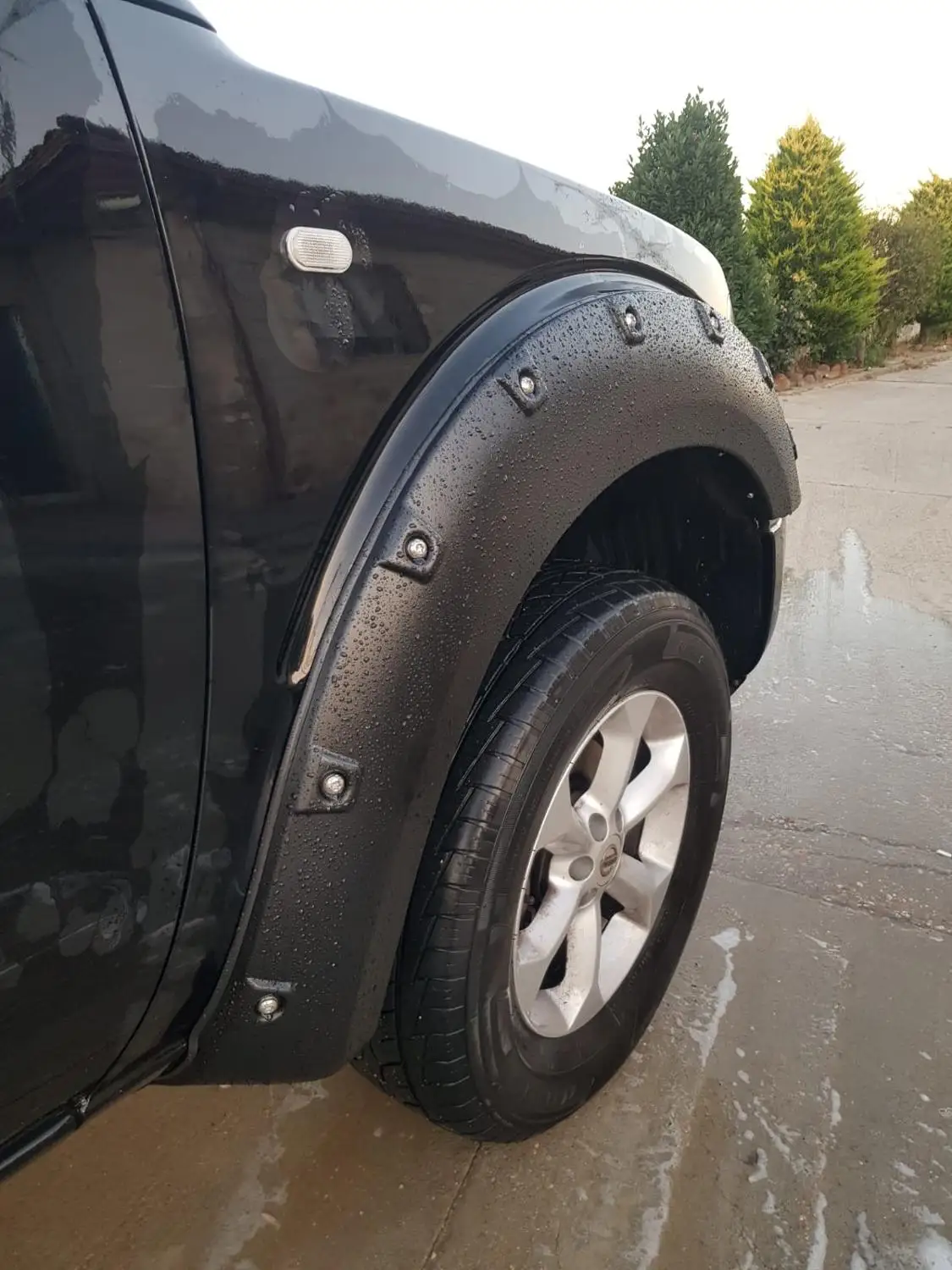 Крыло Колеса арки крыло вспышки для Nissan NAVARA Frontier D40 2006 2013 с прикроватной тумбочкой
