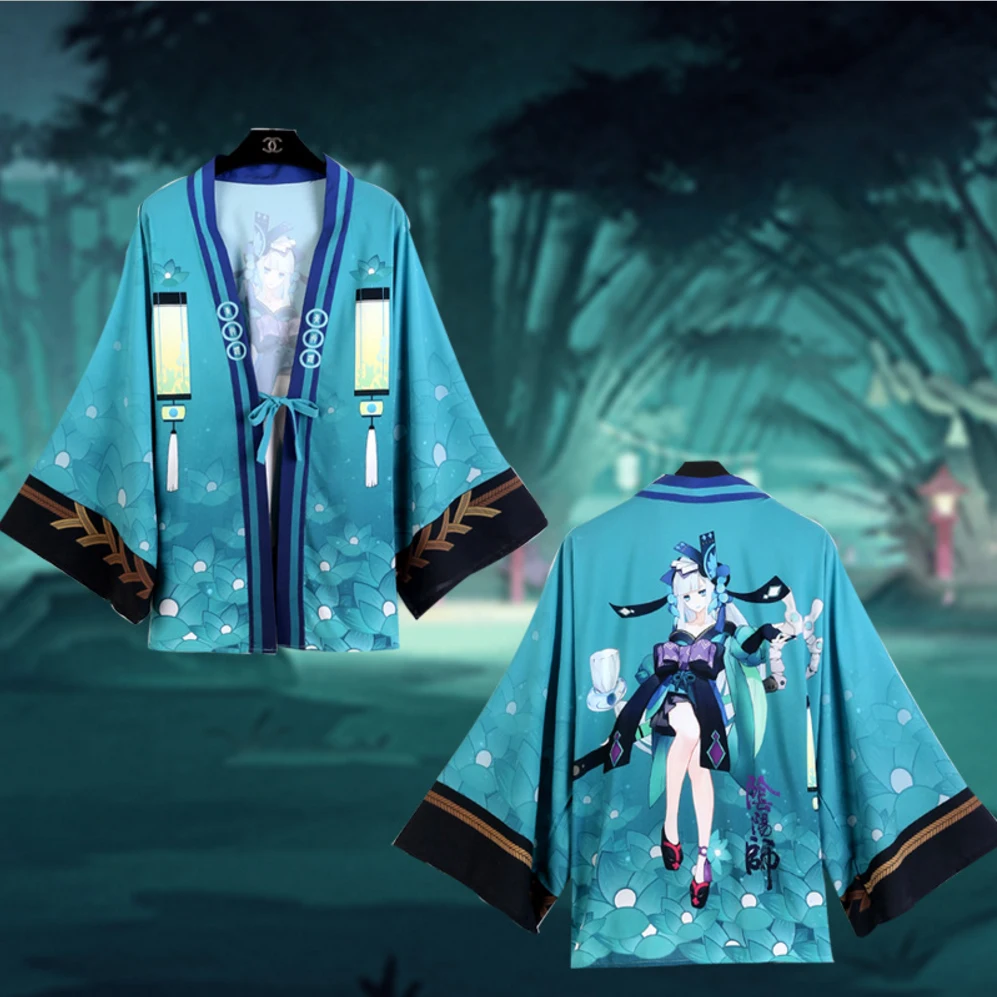 

Game Onmyoji Cosplay Costume 9 Style Japanese Kimono Chiffon Coat Cosplay Costumes Halloween Carnival Party Cosplay Costume