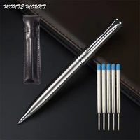high quality 3035 smooth silver black office ballpoint pen new student school stationery supplies pens for writing