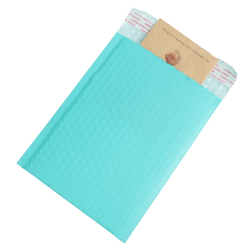 

10pcs Usable space Teal Poly bubble Mailer envelopes padded Mailing Bag Self Sealing