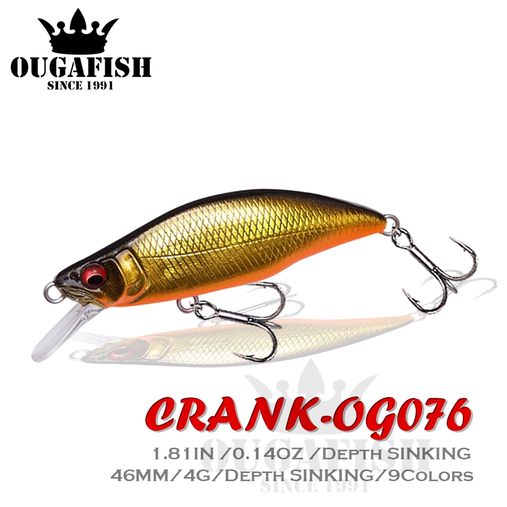 

Fishing Accessories Lures Minnow Weights 4G 4.6cm Sinking Mino Isca Artificial Bait Pesca Wobblers For Blackfish Leurre Tackle
