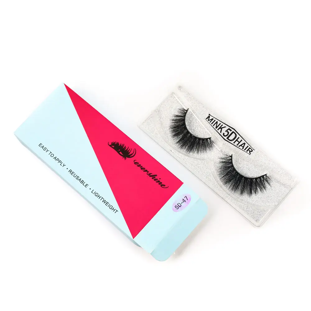 1 пара Искусственный 5D норки ресницы натуральные длинные накладные объем