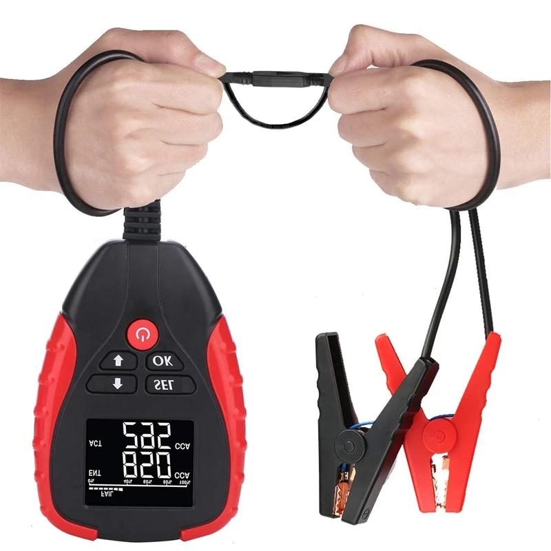 12V автомобиля цифровой Батарея Тестер Pro с Ah режим автомобильной нагрузки