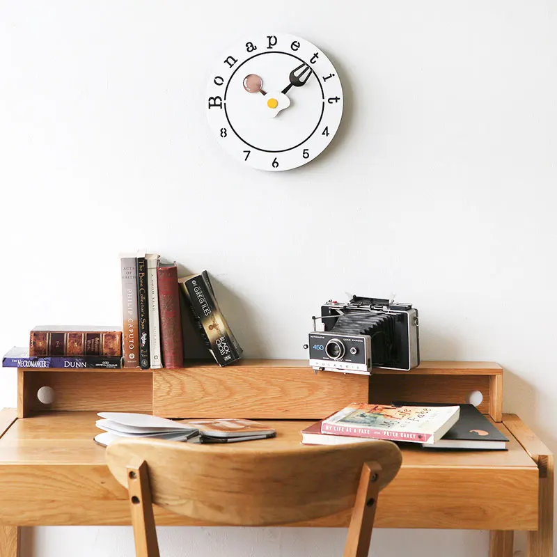 Детские Мультяшные настенные часы милые Креативные современные деревянные для