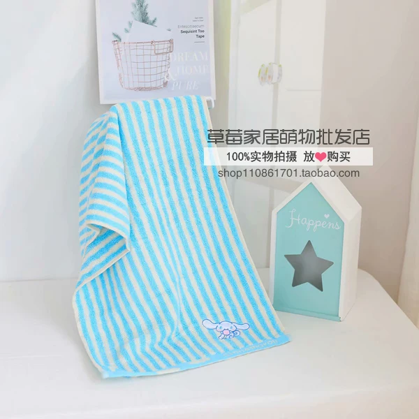 75x35 см мультфильм «Hello Kitty» моя мелодия Cinnamoroll pomparin маленькие Две звезды BadBadtz-maru Хлопковое полотенце для ванной Протирать