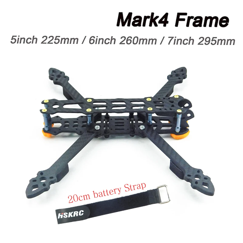 Mark4 Mark 4 5 дюймов 225 мм/6 260 мм/7 295 мм w/5 Arm FPV гоночный Дрон Квадрокоптер рама для