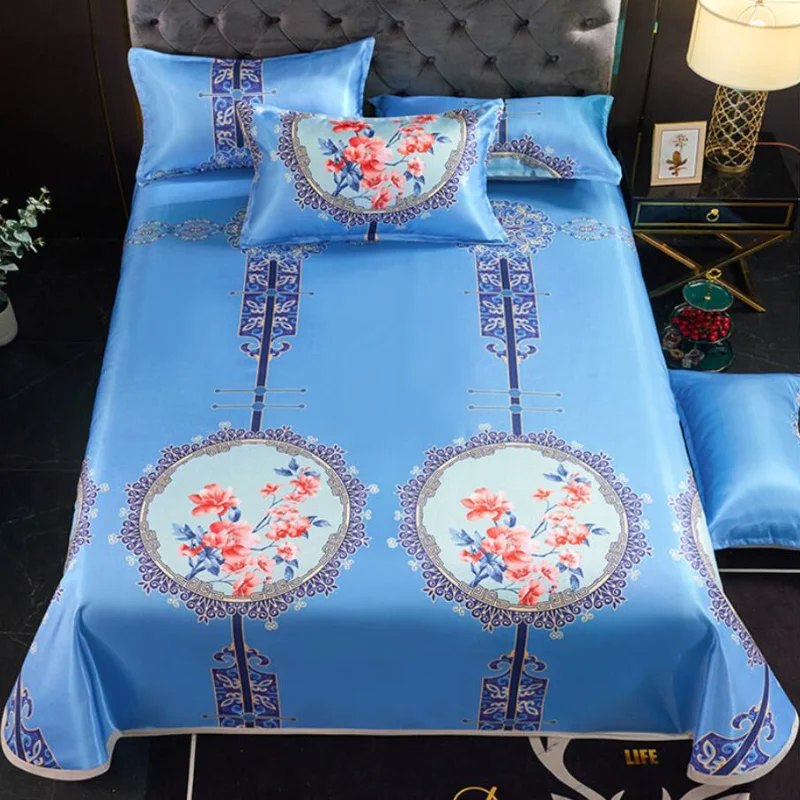 Новинка коврик из ледяного шелка летние постельные принадлежности для дома