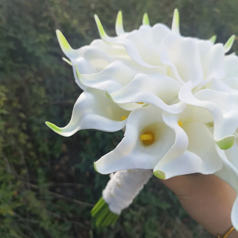 Искусственный цветок свадебное украшение искусственная лилия букет невесты