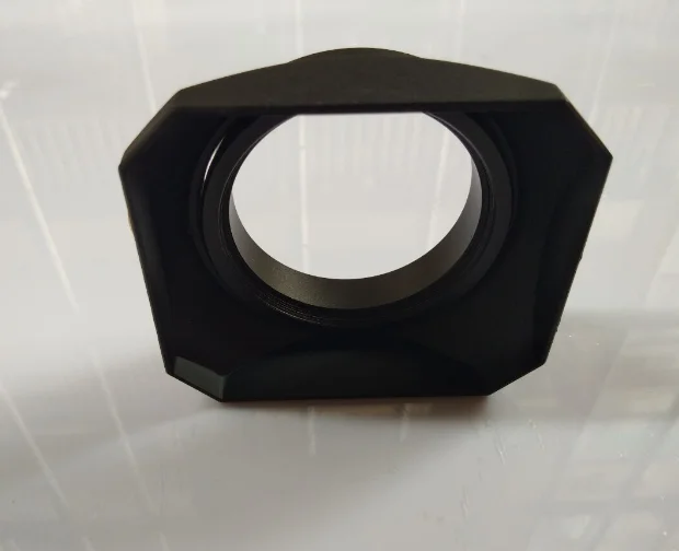 Резьбовая бленда для объектива камеры в стиле ретро квадратной формы крепление