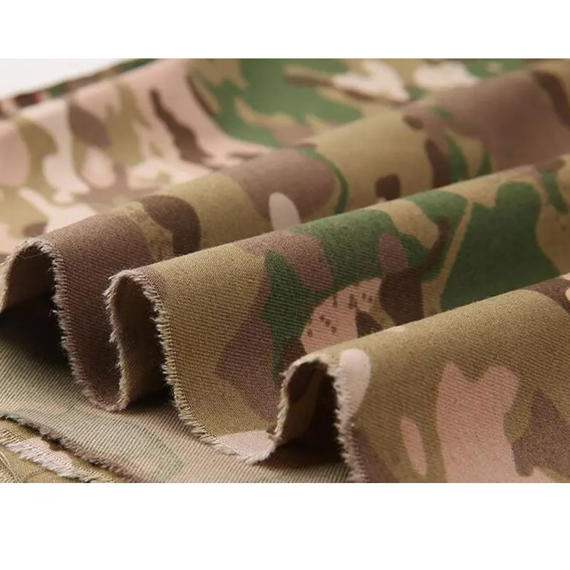 1.5M Width MC Camouflage Khaki Twill Polyester Cotton PC Camo Cloth for Military Officer Uniform Combat Suits T-shirt Material | Спорт и
