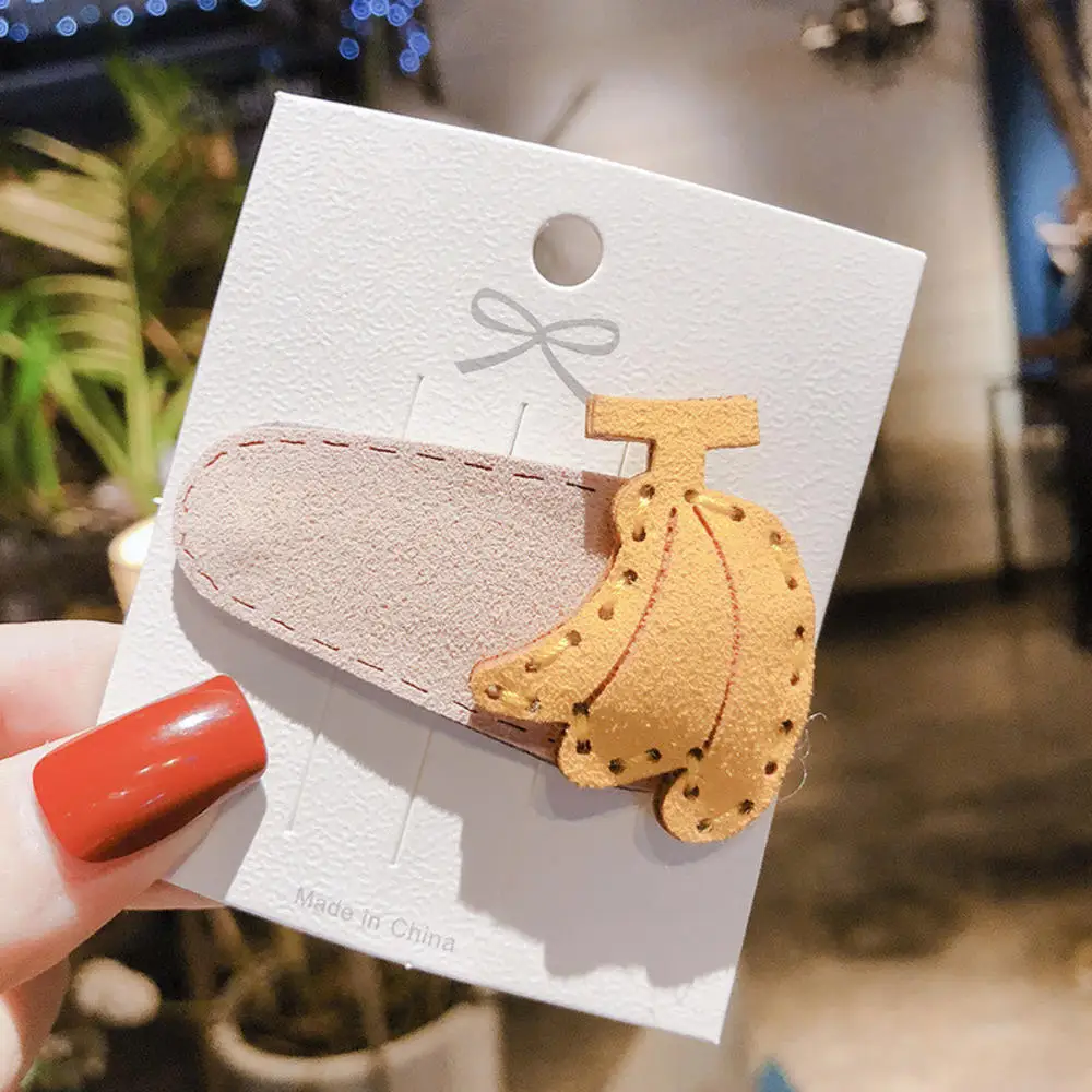 Детские Девочки фрукты Клубника принцесса Красочные зажимы для волос Сладкий