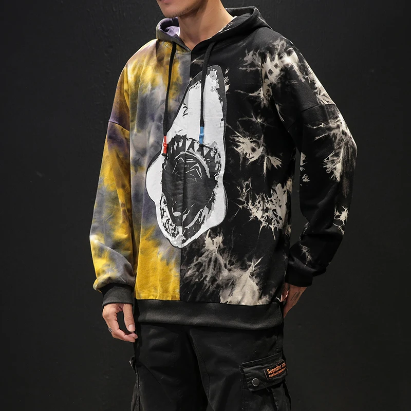 FUGOISM хит 2019 мужские худи в стиле петчворк хип хоп Камуфляжный пуловер Кофты