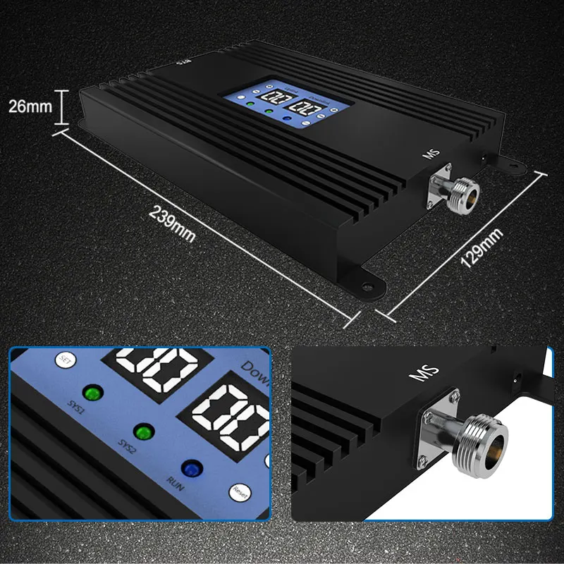 Повторитель сигнала lintratek 2G GSM 900 3G усилитель WCDMA 2100 UMTS двухдиапазонный широкое