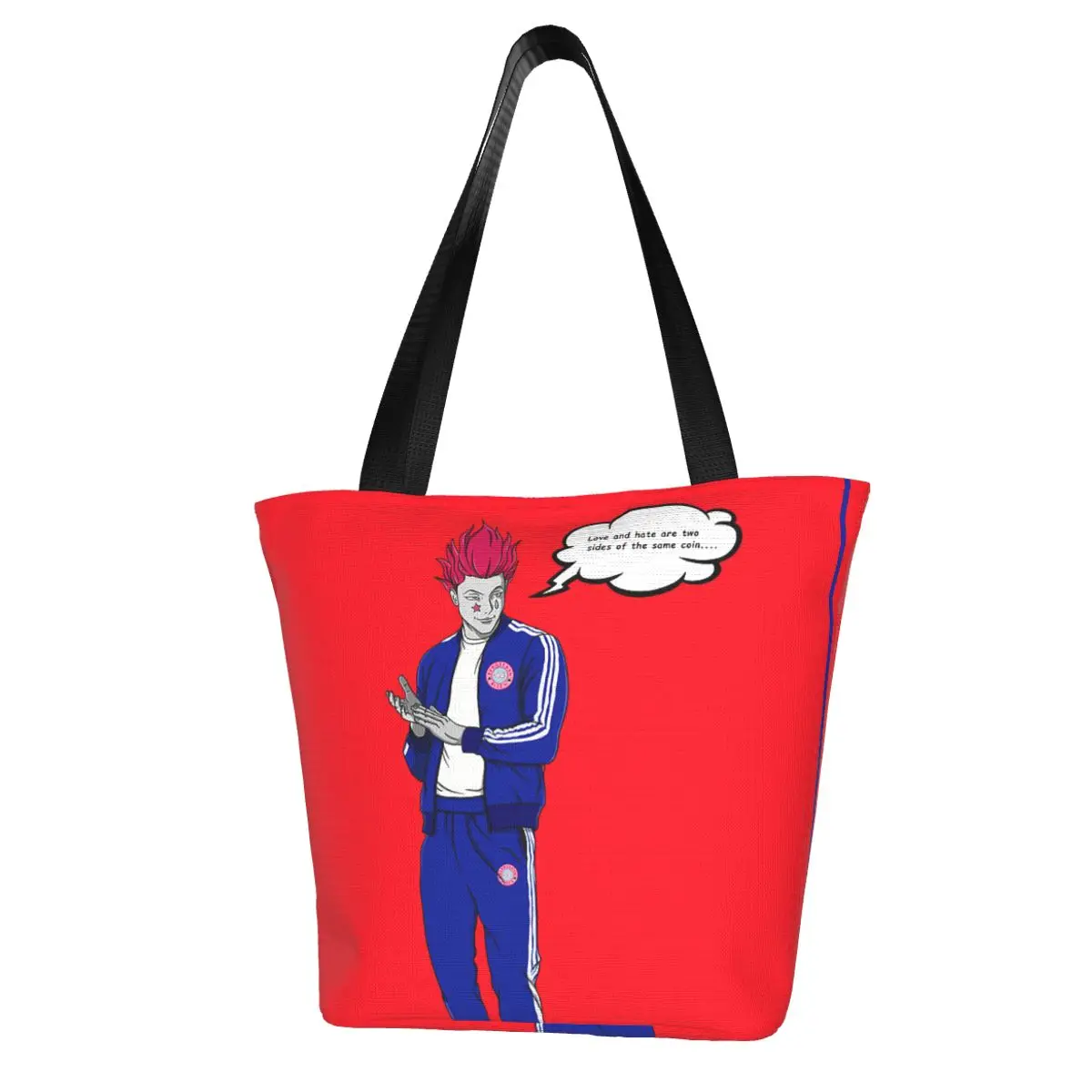 Hisoka Shopping Bag Student Gifts Handbags Aesthetic Cloth Shopping Bags