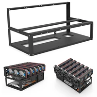 6 gpu slots stand durable open mining rig frame case durable open mining rig frame case stackable miner computer rack