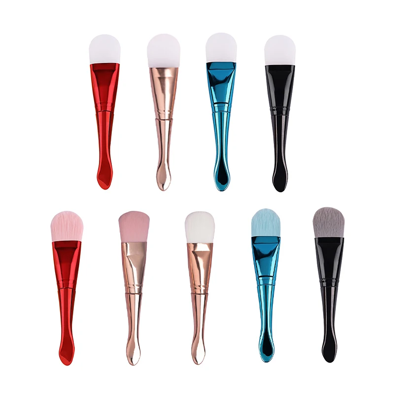 

Skin Care Brush SPA Pro Silicone Facial Mask Face Massager For Liquid Foundation Facial Mask Contour Brush Fiber Cosmetic Tool