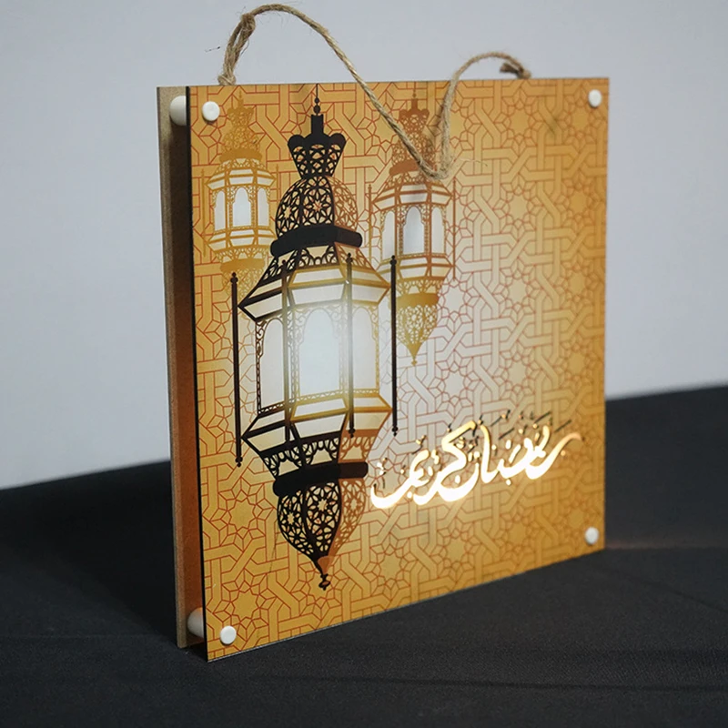 Liviorap Eid Mubarak декоративные украшения светодиодная живопись Al Fitr домашний декор