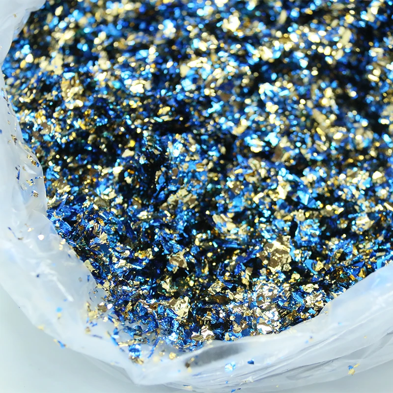 Имитация золотых листьев хлопья для украшения ногтей позолота живопись