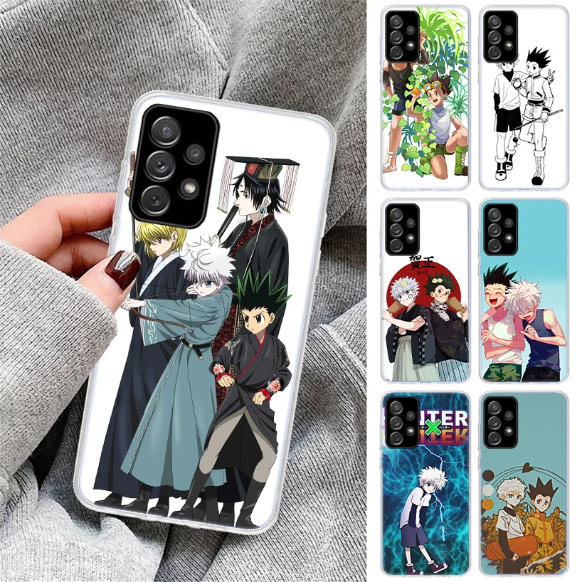 Чехол для телефона Hisoka Hunter X Killua Zoldyck аниме Samsung Galaxy A53 A52 A13 A12 A73 A72 A23 A22 A33 A32 A03S A02S A42 -