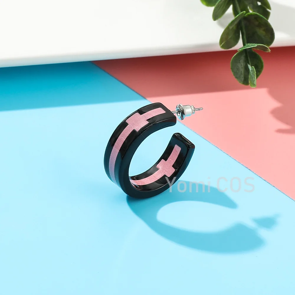 

Аниме Токийский рептив Mitsuya Takashi серьги Baji Keisuke Mikey розовые серьги реквизит для косплея ювелирные изделия Аксессуары для Хэллоуина девушки