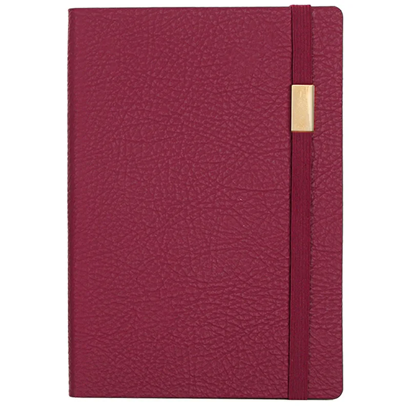 Офисный блокнот с кожаной поверхностью для деловых встреч модный простой