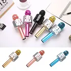 Беспроводной караоке-микрофон KTV, Bluetooth-совместимый ручной портативный динамик, домашний KTV-плеер со светодиодный Ной подсветкой, рождественские праздники