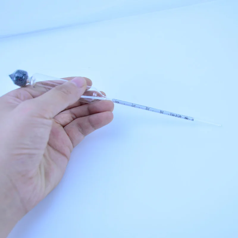 Стеклянный поплавок денситометр спиртовой жидкий измеритель гидрометр с