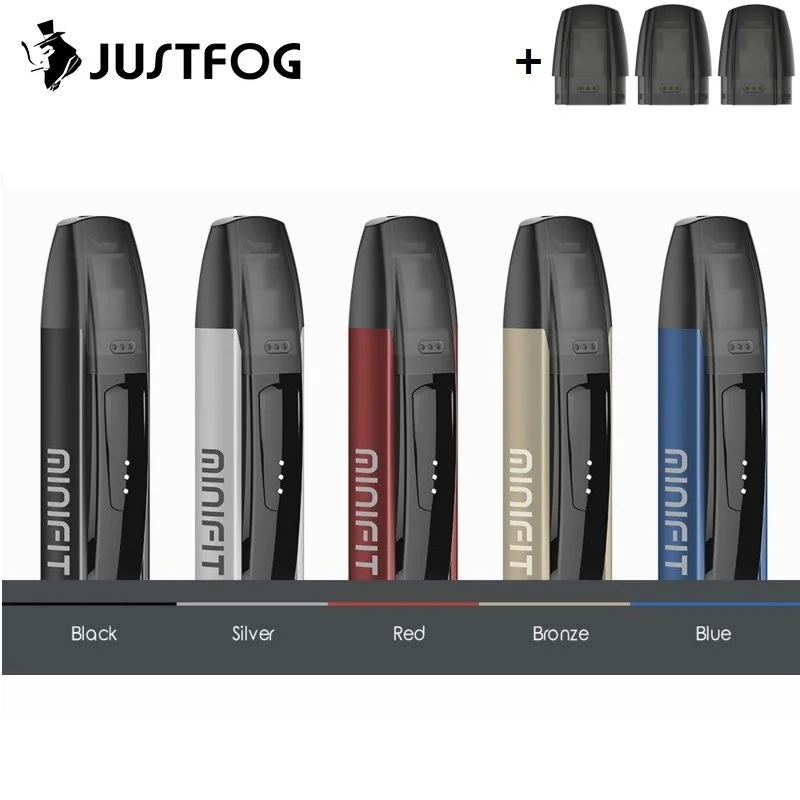 Оригинальный набор Justfog Minifit 370mah Pod System электронные сигареты все в одном Vape Pen Kit 1 5