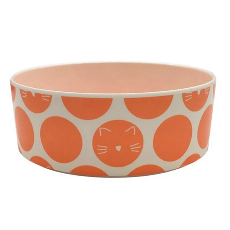 Кормушка для животных из смолы Pet Resin Bowl, с милым дизайном кота-мультяшки, для кормления котят и щенков, аксессуары для собак.