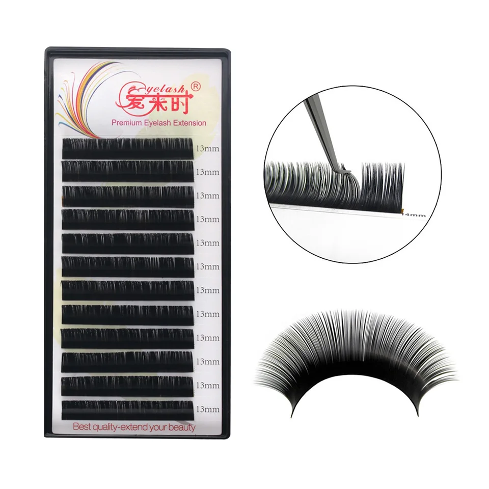0.03-0.25mm Individual Eyelash Extensions CC Curl Premium Mink Lashes Extension Slik Volume Eyelashes | Красота и здоровье