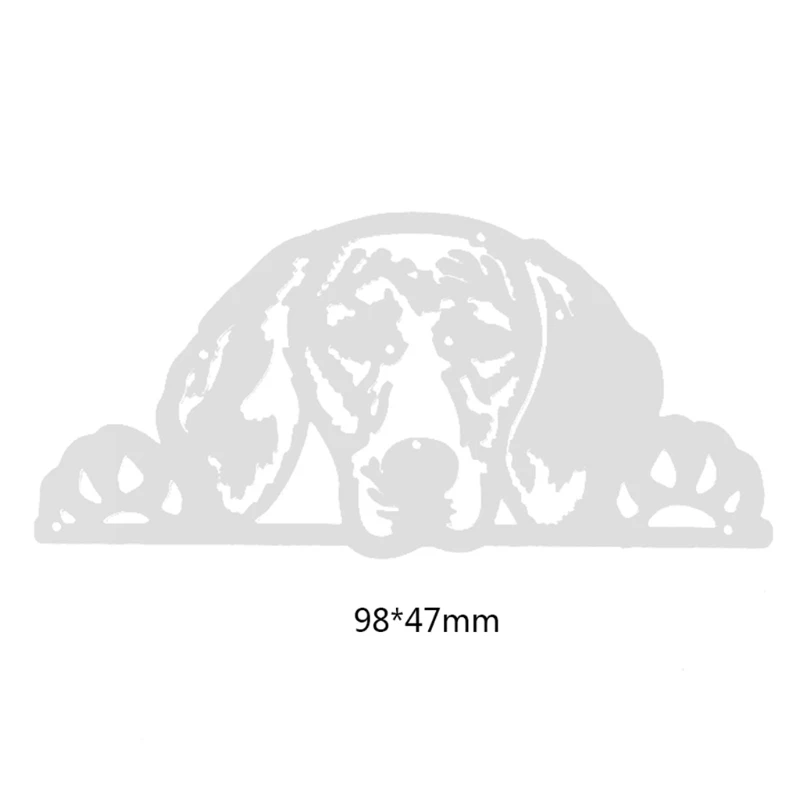 

Sleepy Dog Metal Cutting Dies Stencil Scrapbooking DIY Album Stamp Paper Emboss