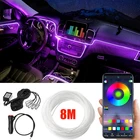 RGB-Лента светодиодная неоновая для салона автомобиля, 456 в 1, 12 В