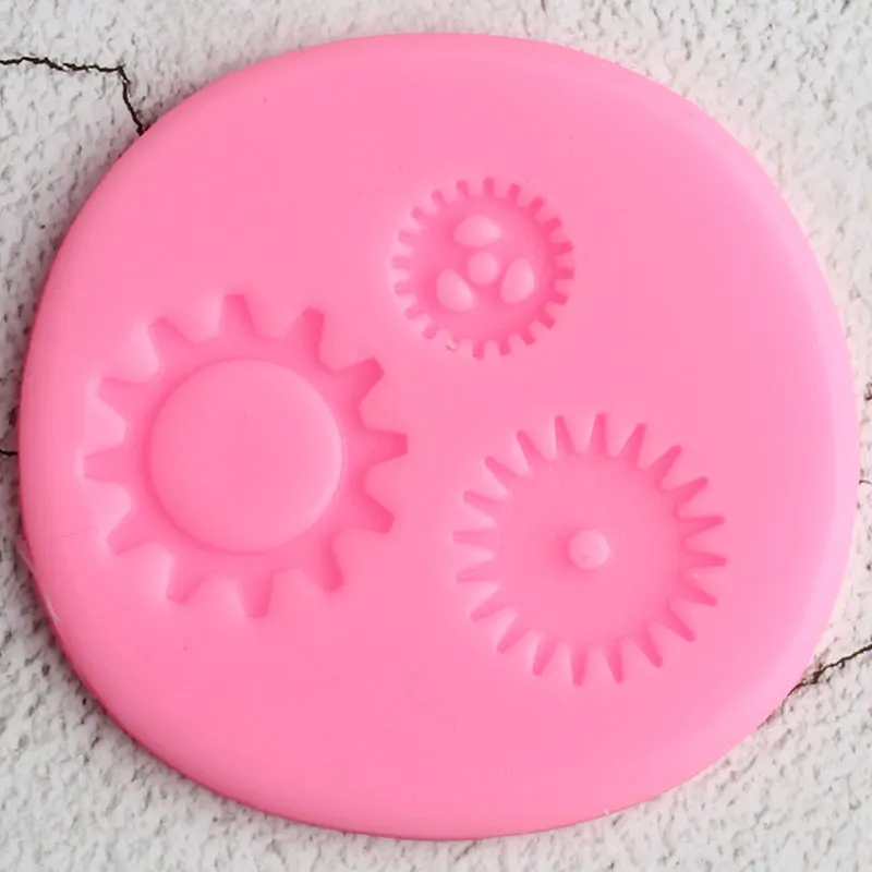 DIY Детская искусственная 3D форма в стиле стимпанк силиконовая для кексов Топпер