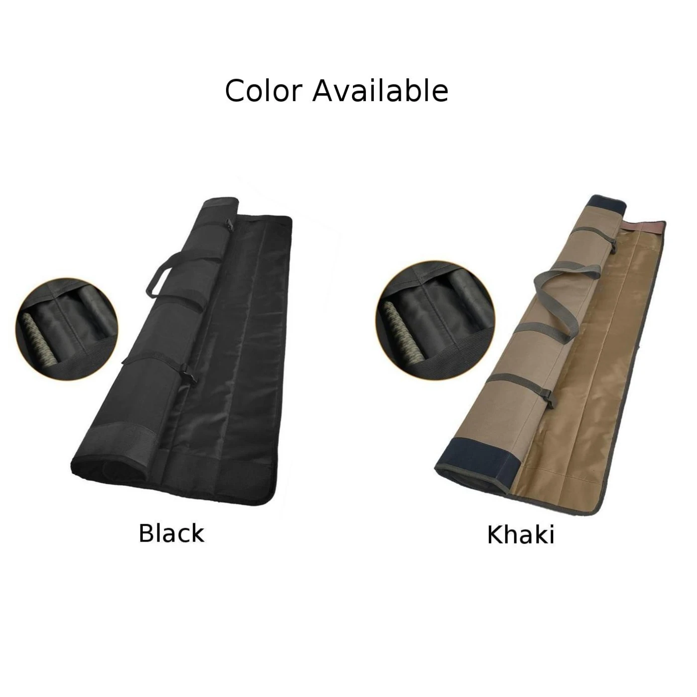 

Soft Fishing Rod Storage Bag 1.3m Roll Rod Fishing Rod Bag Folding Fishing Quick Drying Oxford Cloth