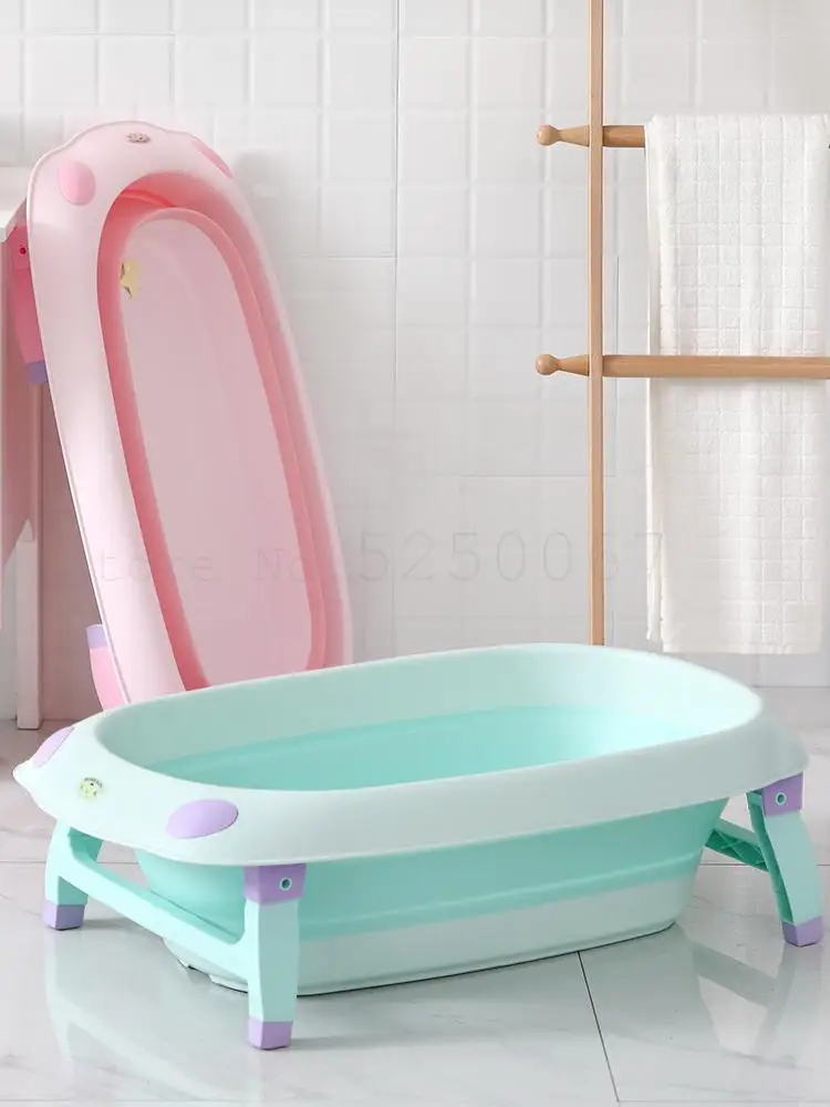 Складная Ванна для детей детская ванна может сидеть и лежать на больших детских