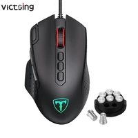 original pc257 12000 dpi gaming mouse wired ergonomic mouse usb with rgb backlit 10 programmable buttons for computer gamer mice