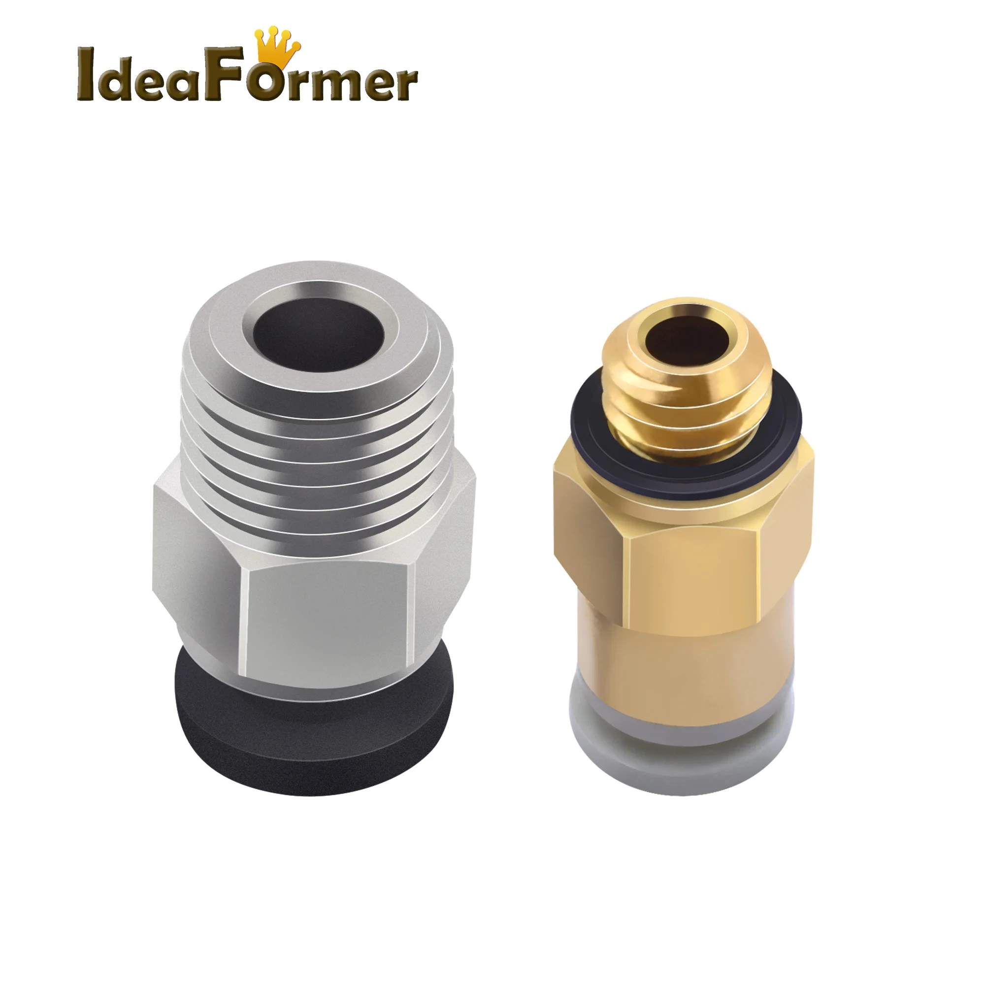 

3D Printer parts 1M Bowden PTFE Blue tube+1Pcs Quick Fitting + 1Pcs Straight Pneumatic Fitting Push to Connect kits
