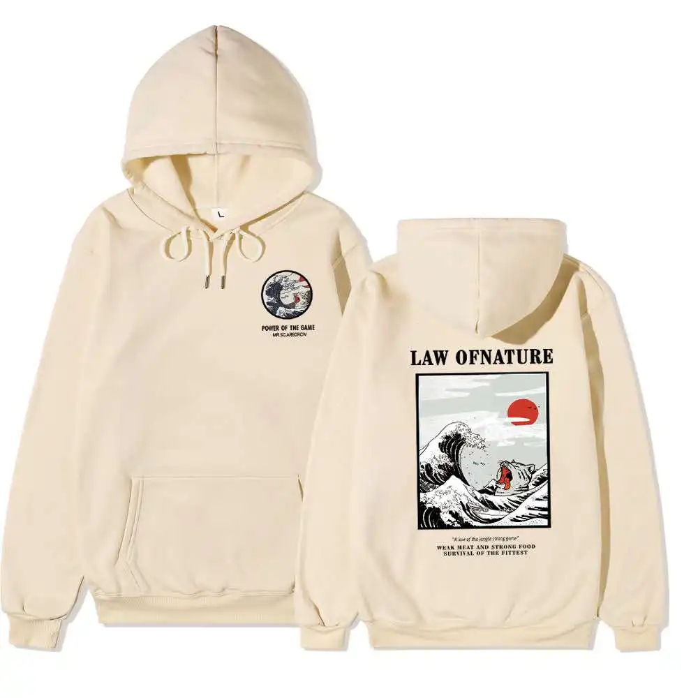 Толстовка мужская с японским принтом уличная одежда капюшоном бархатная