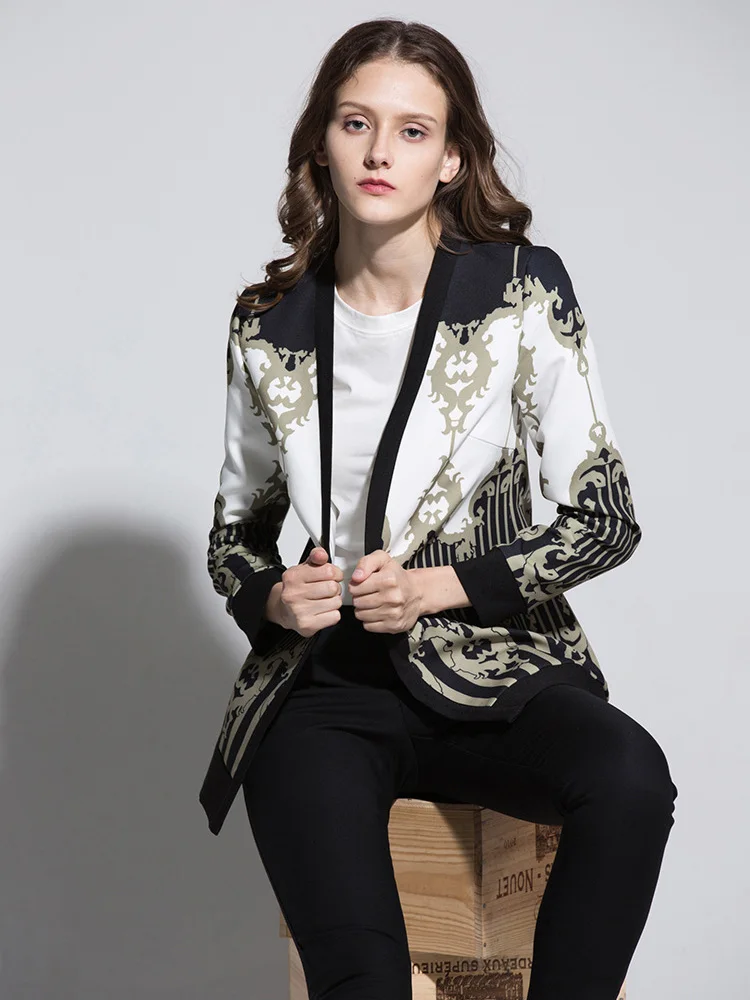 JUNLINNA Fashion Elegant Women's Casual Suits Cardigan Jackets,Autumn and Winter Outwear,Trends Coats,With Waist Sashes