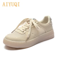 aiyuqi sneakers women 2021 summer new thick soled casual student board shoes women all match hollow canvas shoes women