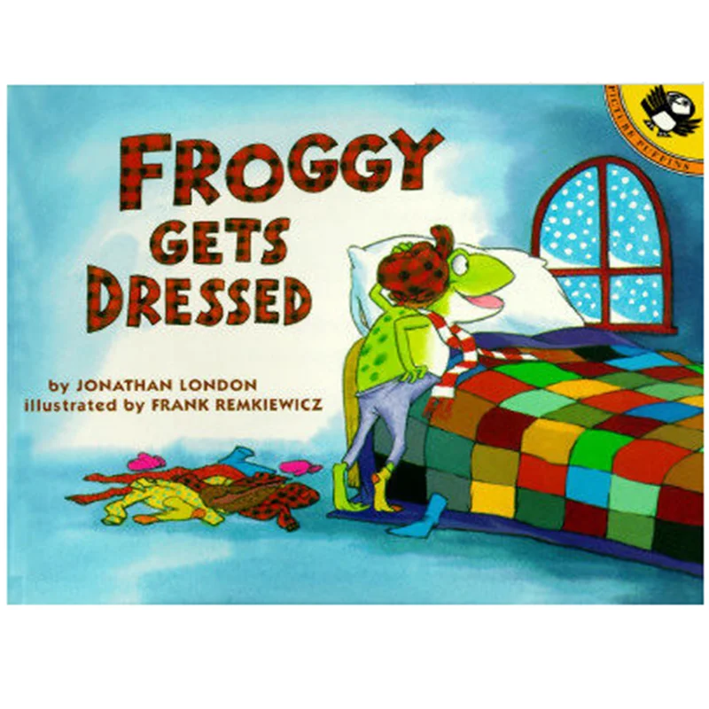 Froggy-libro educativo con imágenes en inglés para niños y bebés, libro de cuentos con tarjetas de aprendizaje para niños, regalos para niños