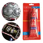 Автомобильный и мотоциклетный прочный клей, высокотемпературный герметик RTV, красный крепежный клей, для ремонта зазоров двигателя автомобиля