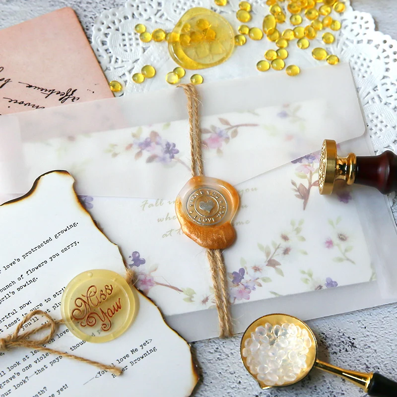 Резиновые частицы прозрачная краска восковые Янтарное золото Воск для печати